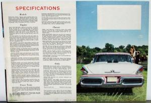 1957 Mercury Montclair Monterey Station Wagons Series Sales Folder M57-101R