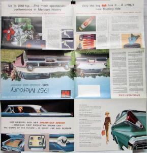 1957 Mercury Montclair Monterey Station Wagons Series Sales Folder M57-101R