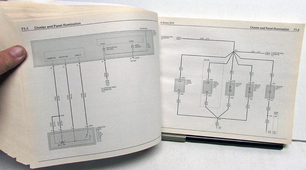 2010 Ford Econoline Club Wagon E-Series Electrical Wiring Diagrams Manual