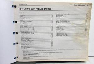 2010 Ford Econoline Club Wagon E-Series Electrical Wiring Diagrams Manual