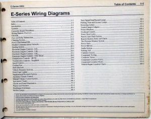 2009 Ford Econoline Club Wagon E-Series Electrical Wiring Diagrams Manual