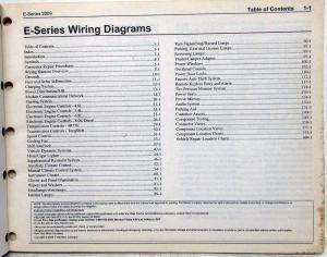 2009 Ford Econoline Club Wagon E-Series Electrical Wiring Diagrams Manual