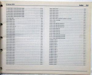 2009 Ford Econoline Club Wagon E-Series Electrical Wiring Diagrams Manual