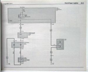 2011 Ford Edge and Lincoln MKX Electrical Wiring Diagrams Manual