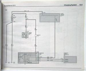 2011 Ford Escape & Mercury Mariner Electrical Wiring Diagrams Manual