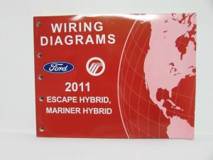 2011 Ford Escape & Mercury Mariner Hybrid Electrical Wiring Diagrams Manual