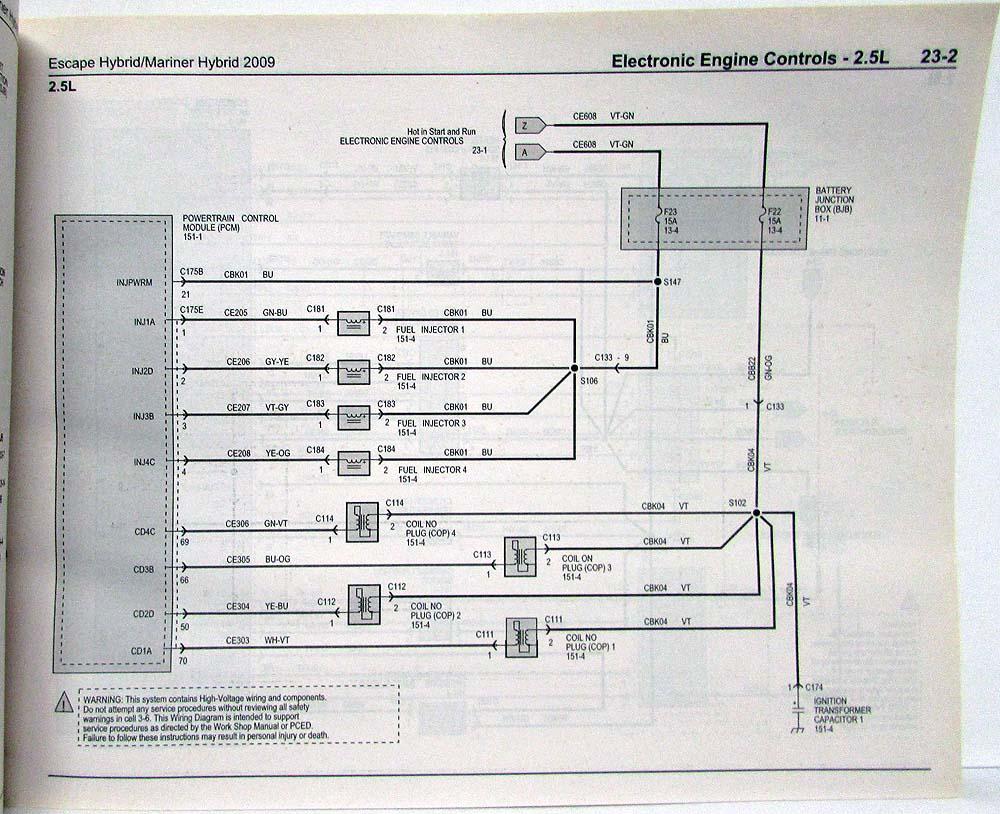 2005 ford escape hybrid wiring diagram