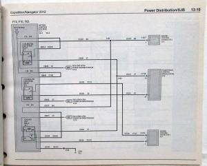 2012 Ford Expedition and Lincoln Navigator Electrical Wiring Diagrams Manual