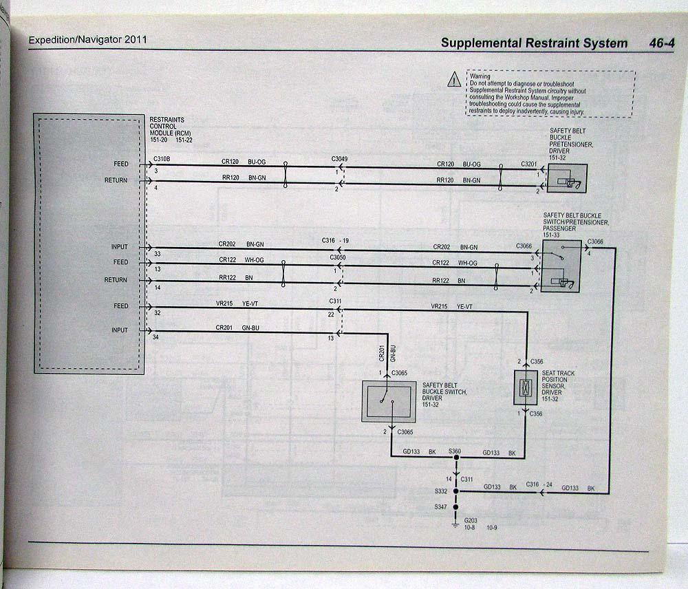 Ford Expedition And Lincoln Navigator Electrical Wiring Diagrams Manual