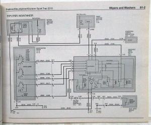 2010 Ford Explorer Mercury Mountaineer Sport Trac Electrical Wiring Diagrams