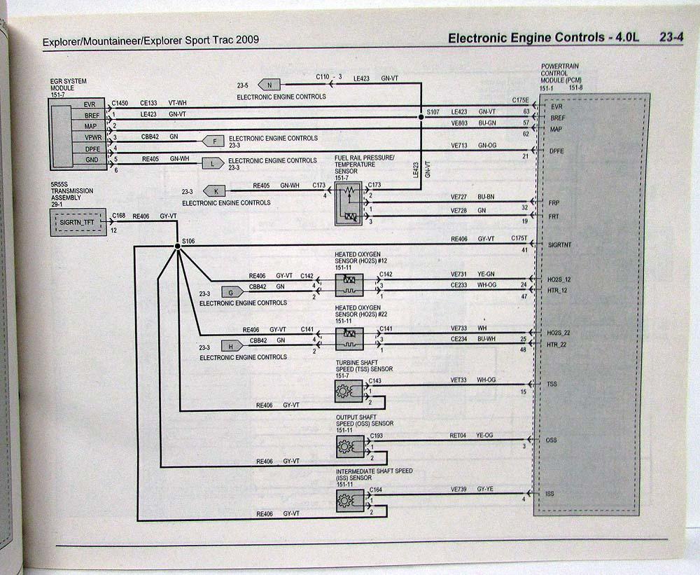 Ford Explorer Sport Trac Wiring Diagrams