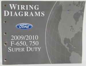 2009-2010 Ford F-650 750 Super Duty Trucks Electrical Wiring Diagrams Manual