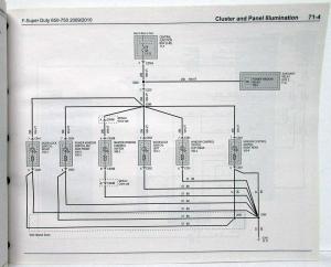 2009-2010 Ford F-650 750 Super Duty Trucks Electrical Wiring Diagrams Manual