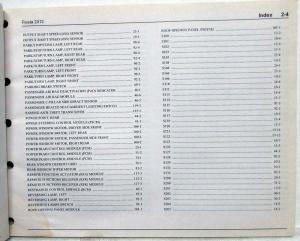 2012 Ford Fiesta Electrical Wiring Diagrams Manual