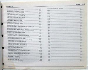 2012 Ford Fiesta Electrical Wiring Diagrams Manual