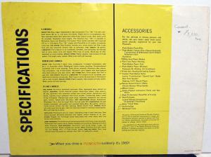 1957 Plymouth Belvedere Savoy Plaza Suburban Color Brochure Torsion Aire Ride