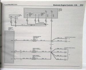 2010 Ford Fusion Lincoln MKZ Mercury Milan Electrical Wiring Diagrams Manual