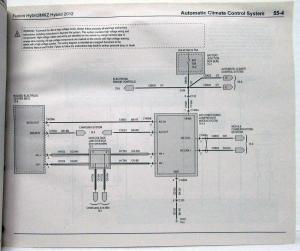 2012 Ford Fusion & Lincoln MKZ Hybrids Electrical Wiring Diagrams Manual