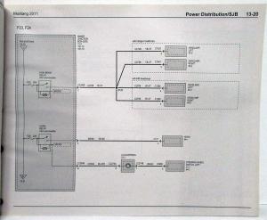 2011 Ford Mustang GT Shelby GT500 Electrical Wiring Diagrams Manual