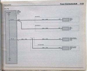 2010 Ford Taurus Electrical Wiring Diagrams Manual