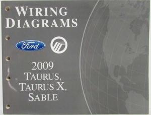 2009 Ford Taurus and X & Mercury Sable Electrical Wiring Diagrams Manual