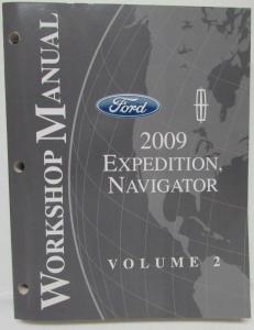 2009 Ford Expedition & Lincoln Navigator Service Shop Repair Manual Set Vol 1&2