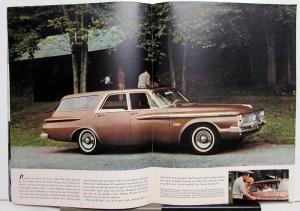 1962 Plymouth Fury Belvedere Savoy Wagon ORIGINAL Color Dealer Sales Brochure