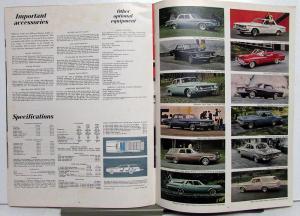 1962 Plymouth Fury Belvedere Savoy Wagon ORIGINAL Color Dealer Sales Brochure