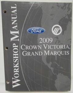 2009 Ford Crown Victoria Police Interceptor Mercury Grand Marquis Service Manual