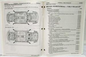 2008 Ford Inspection Manual Pre-Delivery & Vehicle Storage Guidelines Car-Truck