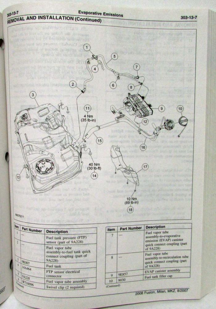 2007 Lincoln Mkz Fuse Box Diagram