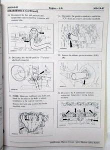 2006 Ford Escape Mercury Mariner and Hybrids Service Shop Repair Manual Vol 1&2