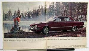 1964 Plymouth Valiant Signet V-200 V-100 Wagon Color Sales Brochure Original