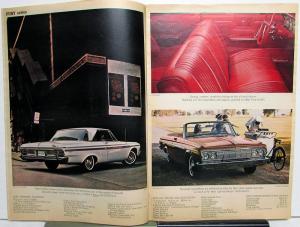 1964 Plymouth Fury Sport Fury Belvedere Savoy Original Dealer Sales Brochure