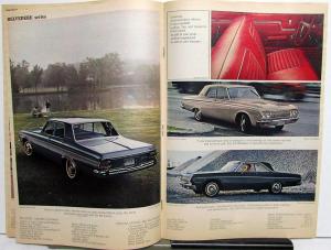 1964 Plymouth Fury Sport Fury Belvedere Savoy Original Dealer Sales Brochure