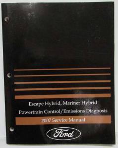 2007 Ford Powertrain Control Emissions Diagnosis Service Manual Escape Mariner