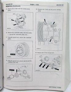 2007 Ford Econoline E-Series Van Service Shop Repair Manual Set Vol 1 & 2