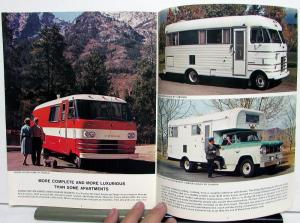 1966 Dodge Truck Dealer Sales Brochure Van Camper RV Motorhome Models