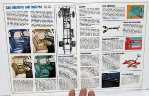 1969 Dodge Truck Dealer Sales Brochure RV Camper Motor Home Pickup Models