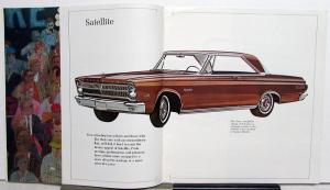 1965 Plymouth Belvedere I II Satellite Convertible Sales Brochure Original