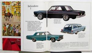 1965 Plymouth Belvedere I II Satellite Convertible Sales Brochure Original