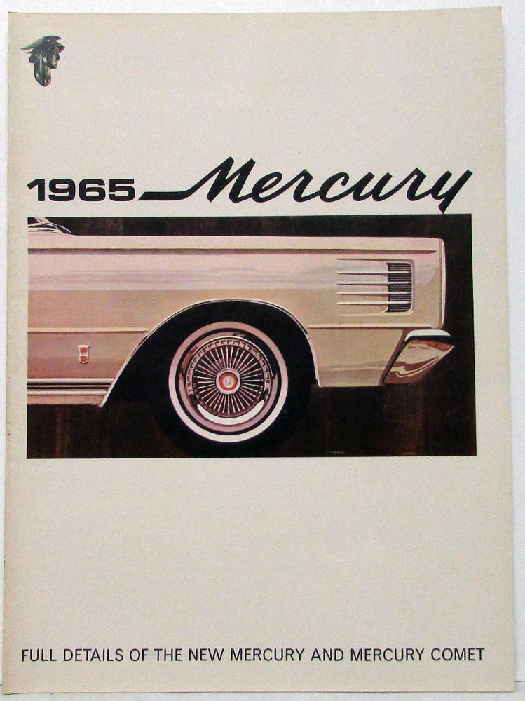 1965 Mercury Monterey Montclair Park Lane Wagon Comet Sales Brochure Rev MC 111