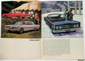 1965 Mercury Monterey Montclair Park Lane Wagon Comet Sales Brochure Rev MC 111