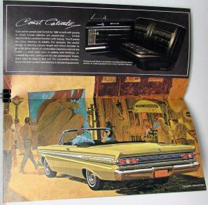 1964 Mercury Comet Sales Brochure Caliente 404 202 Wagon C64 111 Original