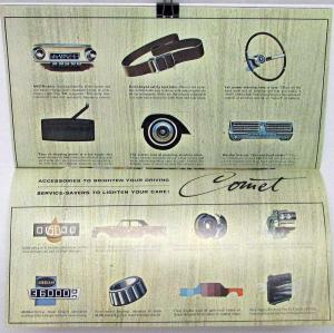 1964 Mercury Comet Sales Brochure Caliente 404 202 Wagon C64 111 Original