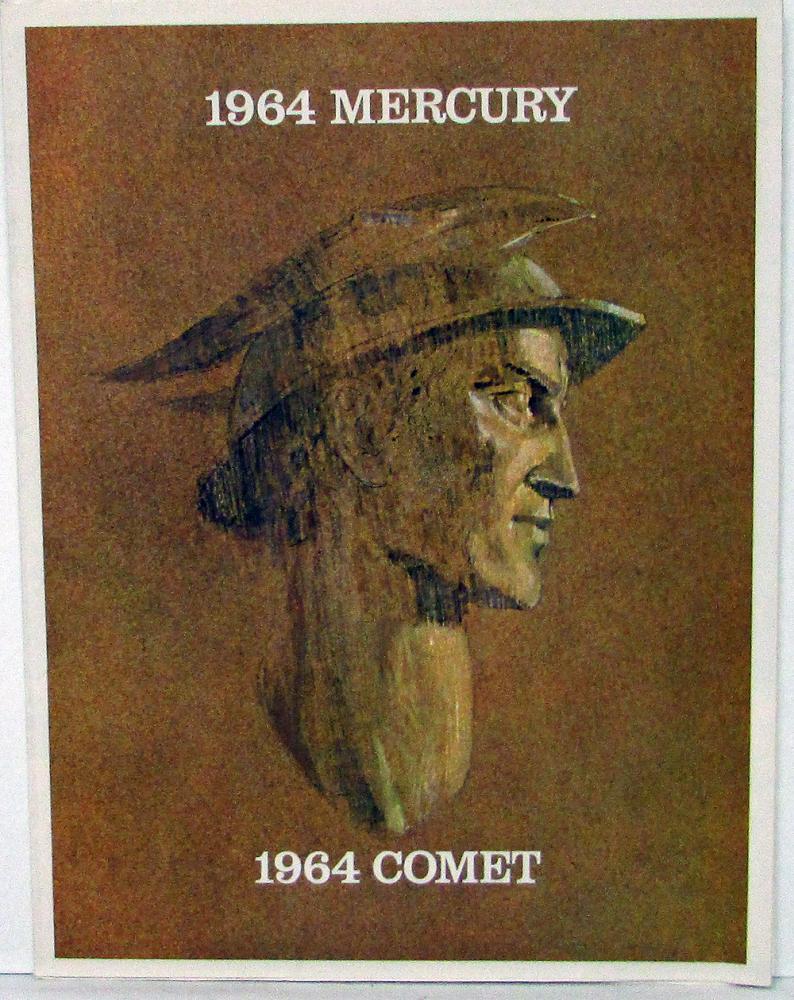 1964 Mercury & Comet Parklane Montery Montclair Wagons Sales Folder 2nd Printing