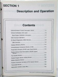 2005 Ford Escape Hybrid Powertrain Control Emissions Diagnosis Service Manual