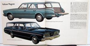 1966 Plymouth WAGONS Fury Belvedere Valiant Sales Brochure Original
