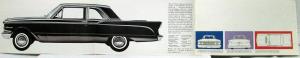 1960 Mercury Comet & Wagon Color Sales Brochure Printed HD White Paper Inside