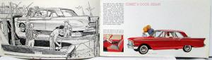 1960 Mercury Comet & Wagon Color Sales Brochure Printed HD White Paper Inside